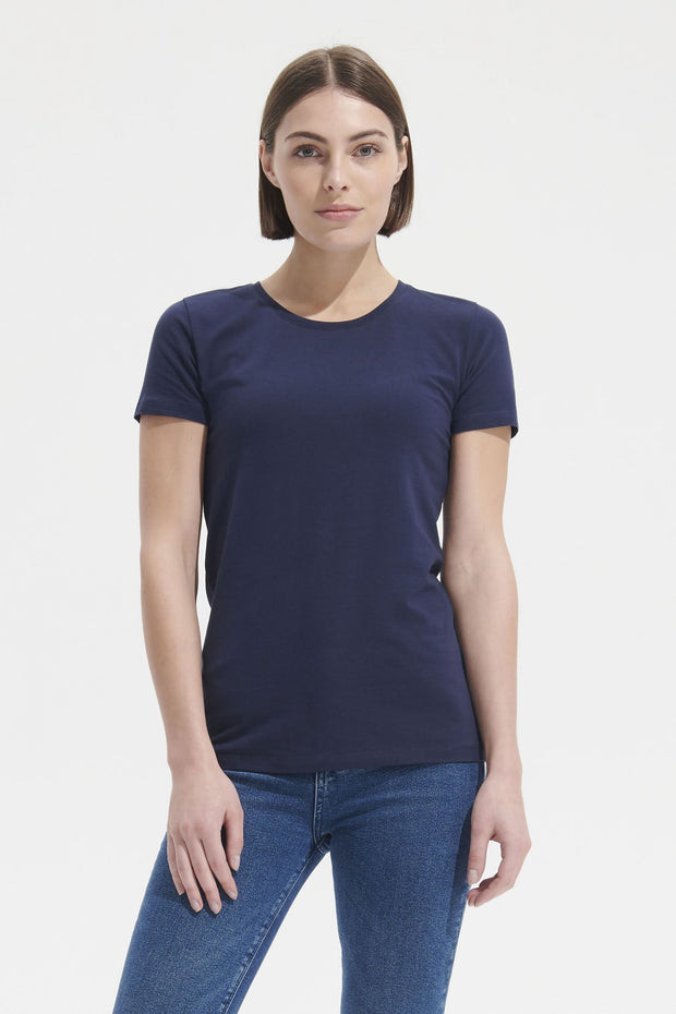 T-shirt femme SOL'S MILLENIUM, coton stretch.