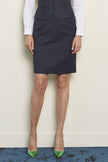 Jupe droite NEOBLU CONSTANCE, élégante et raffinée.