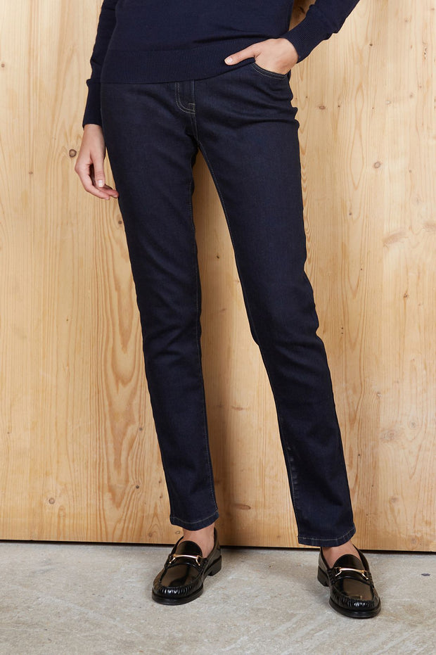 Jean slim stretch NEOBLU GASPARD femme, 5 poches.