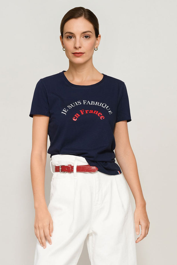 T-shirt femme ATF LOLA coton peigné, fabriqué France