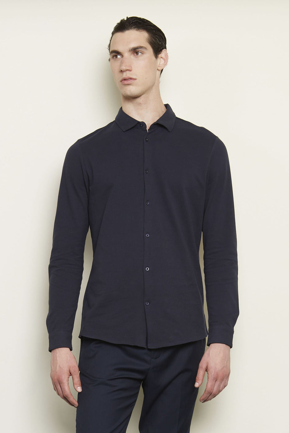 Chemise NEOBLU BASILE, coton piqué bio, homme