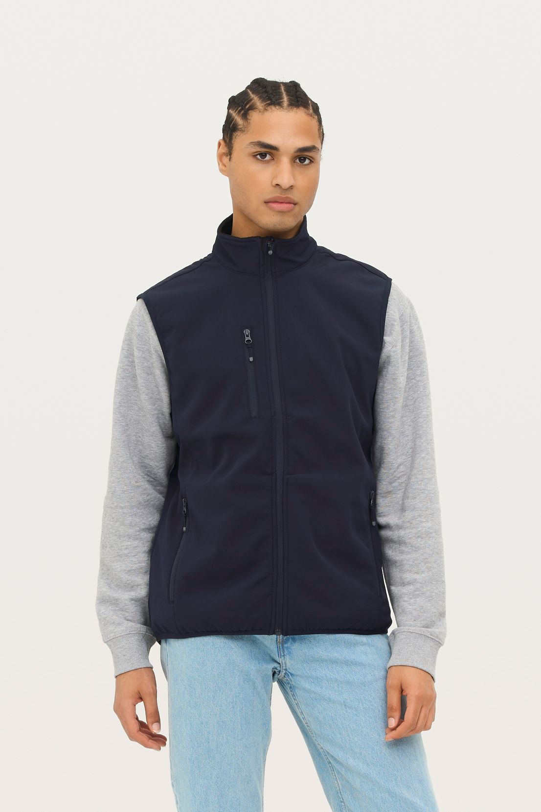 Softshell sans manches SOL'S FALCON BW MEN