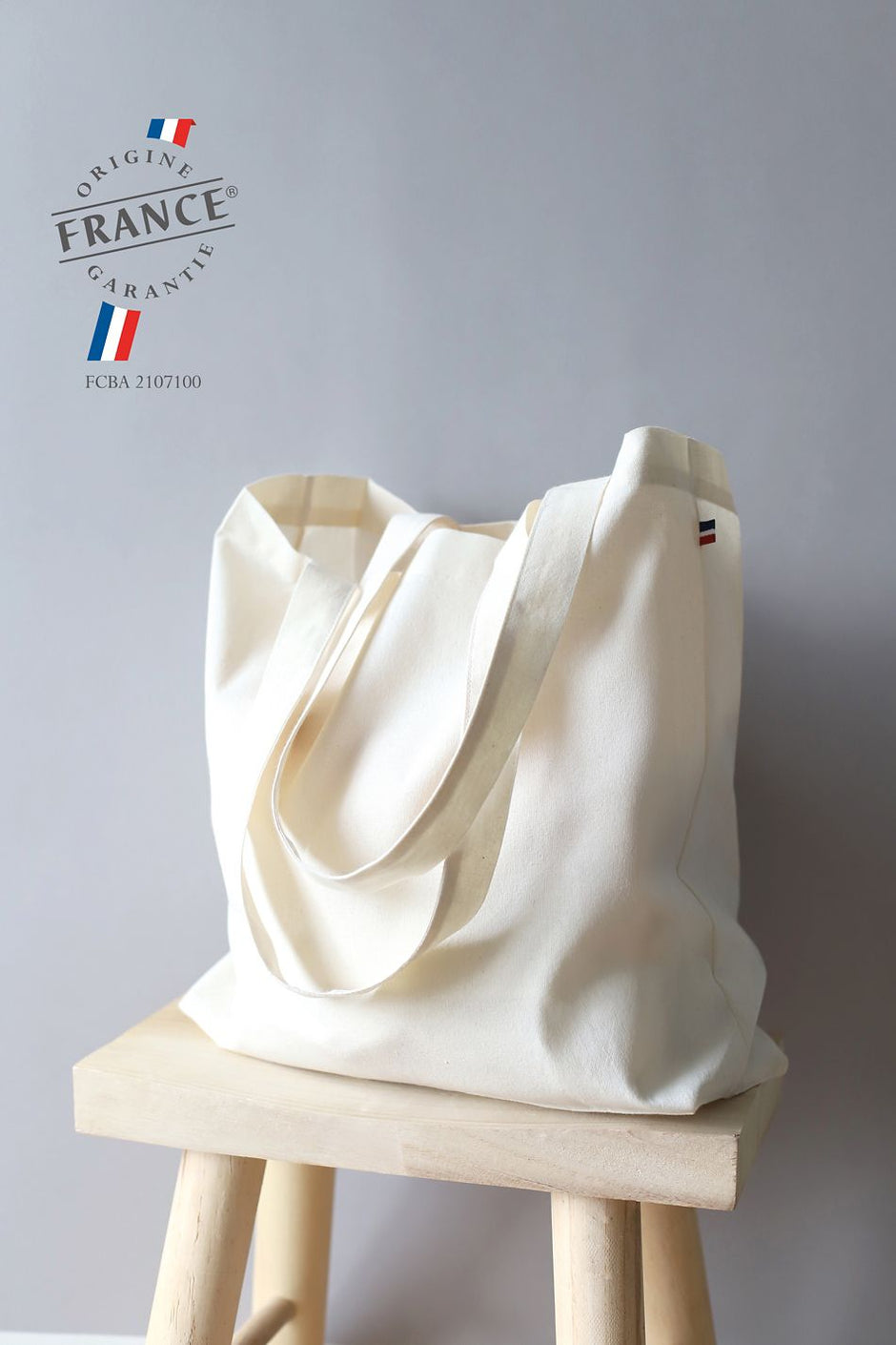 Sac shopping ATF TRISTAN en coton recyclé, France