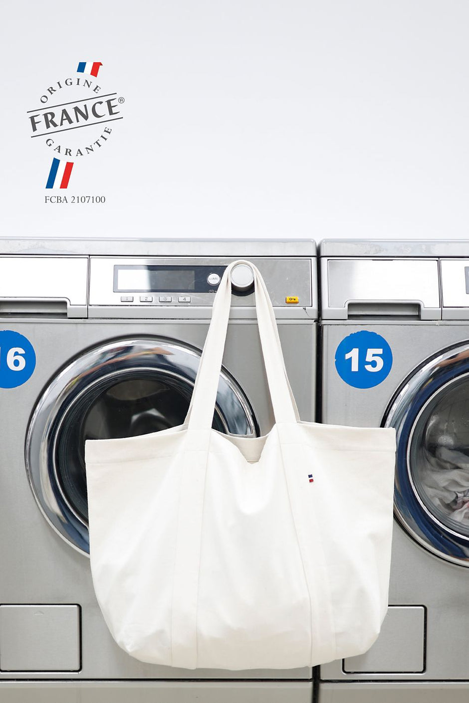 Sac cabas XL ATF TRISTAN en coton recyclé.