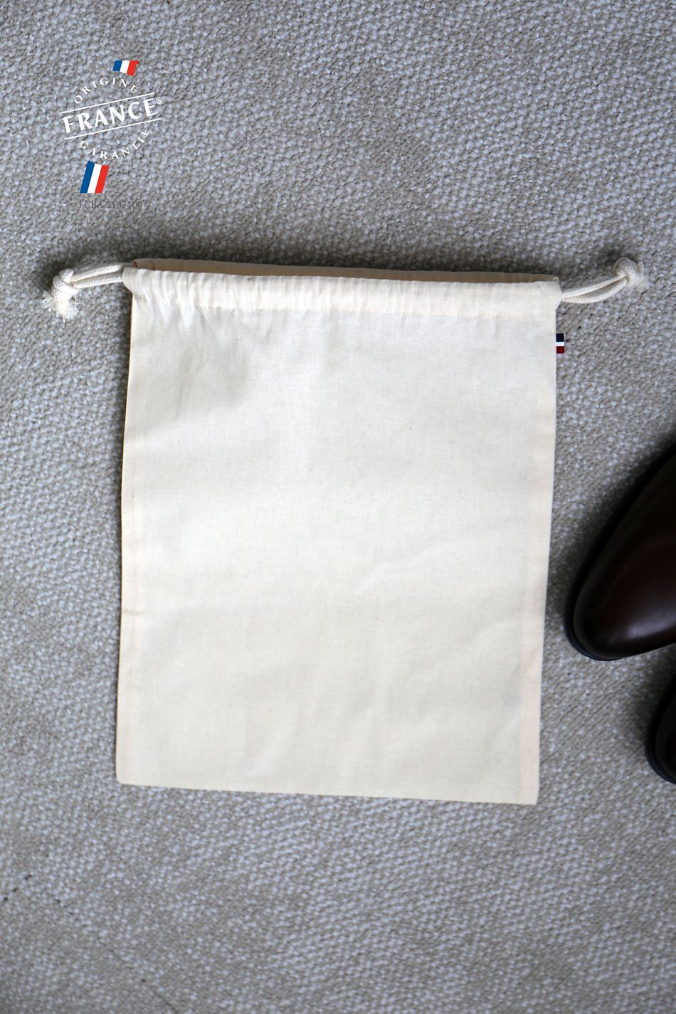 Pochette ATF GAËL en coton, fabriquée en France.
