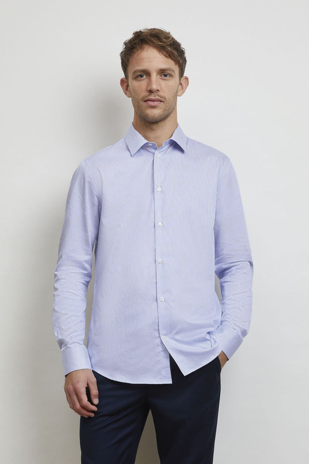 Chemise rayée NEOBLU BAPTISTE MEN, 100% coton