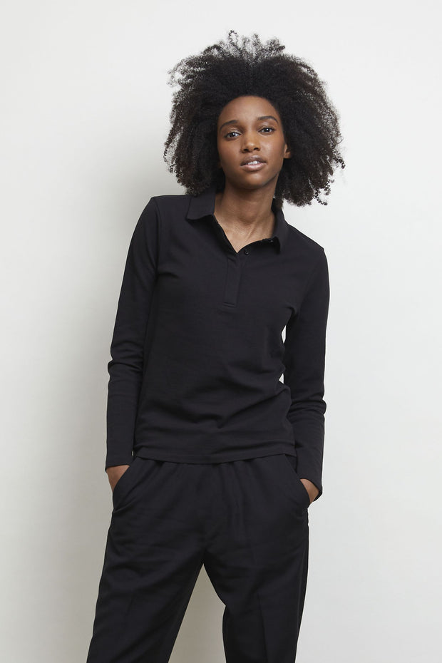 Polo femme NEOBLU OWEN LSL, coton peigné