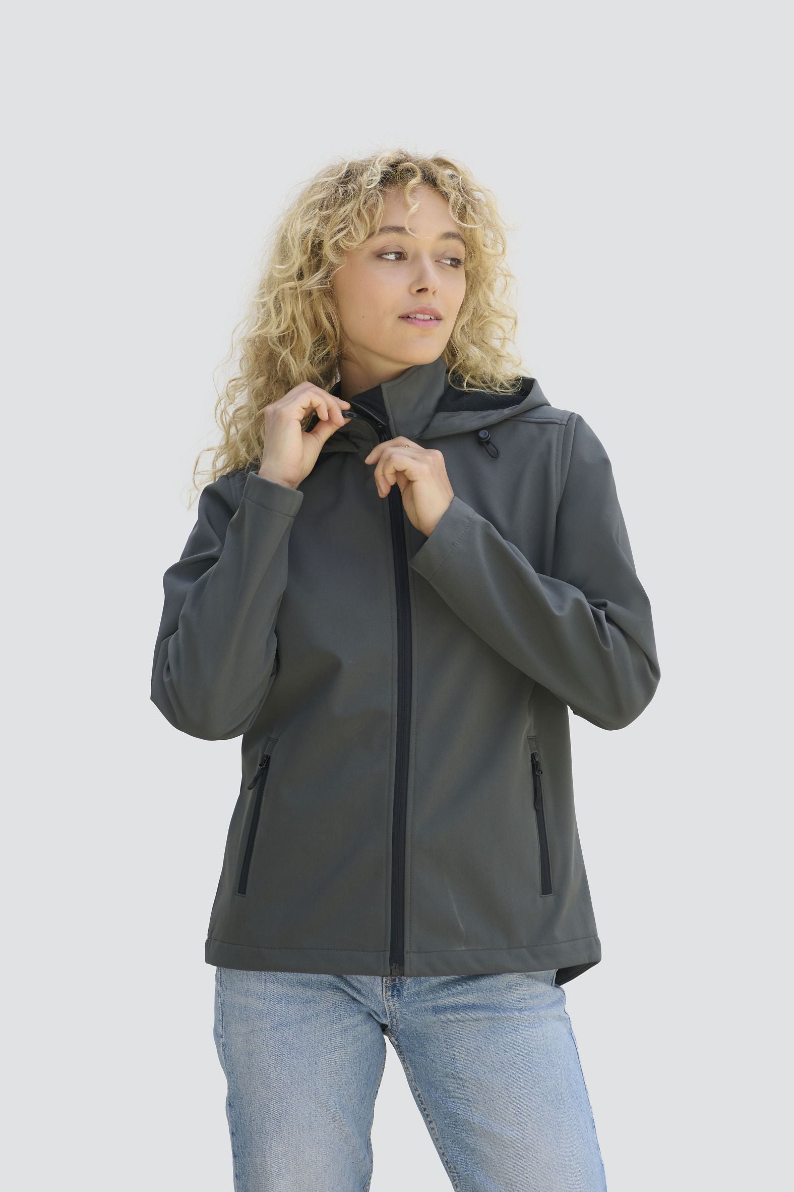 Veste Softshell Race Hooded Femme polyester recyclé