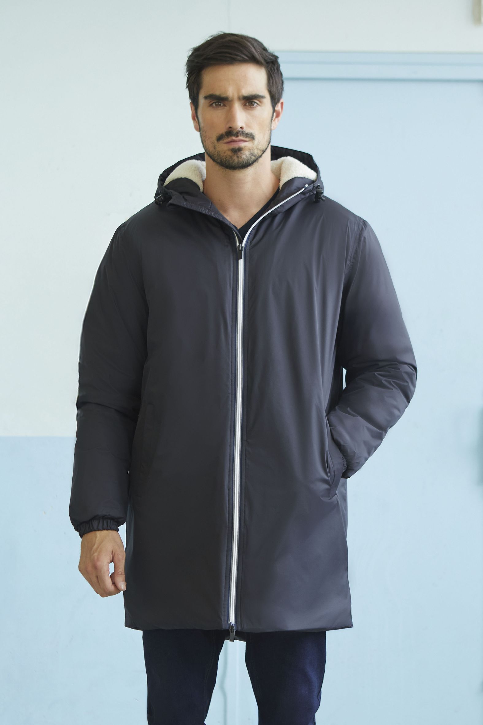 Parka unisexe NEOBLU ASTRA en nylon recyclé.