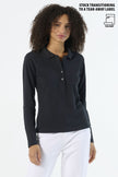 Polo femme SOL'S PODIUM, coton, manches longues