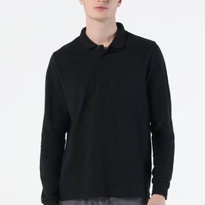 Polo homme SOL'S WINTER II, coton, manches longues