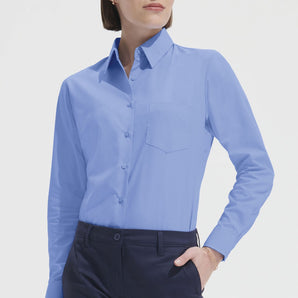 Chemise femme SOL'S EXECUTIVE, polyester et coton.