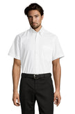 Chemise SOL'S BROOKLYN homme, twill coton, manches courtes