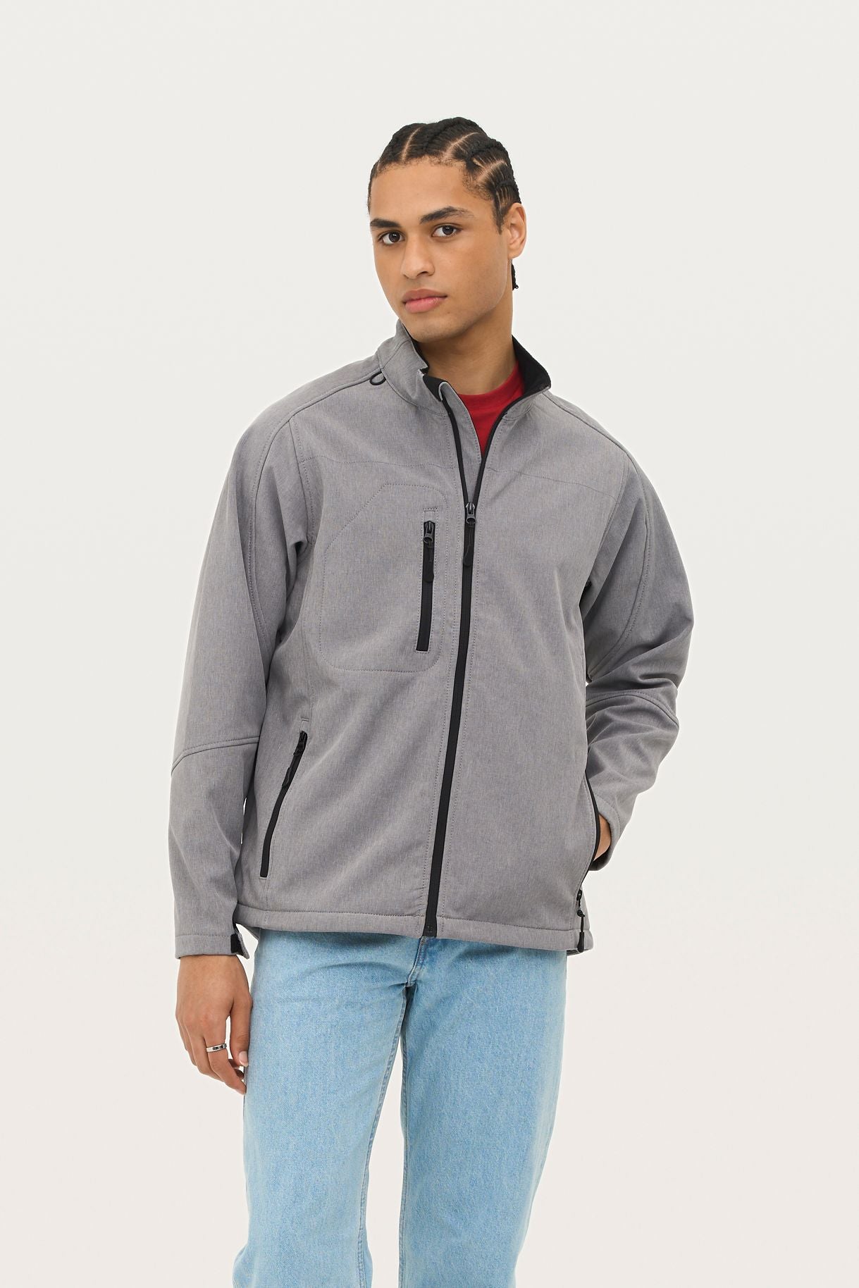 Veste Softshell homme SOL'S RELAX, zippée