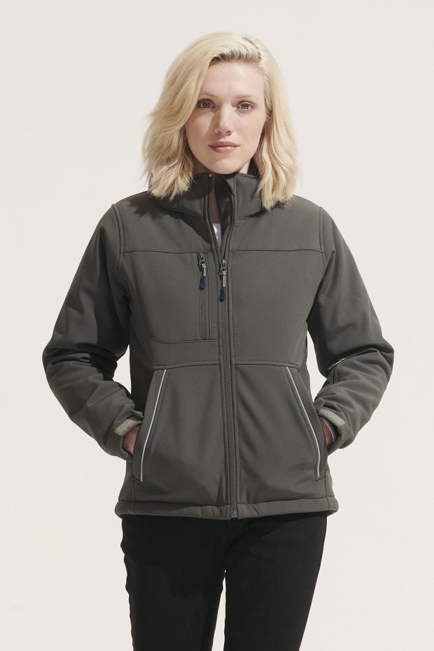 Parka softshell SOL'S ROCK Femme, chaude, imperméable
