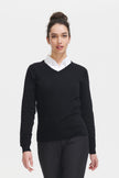 Pull SOL'S GALAXY WOMEN, col V, coton, élégant.